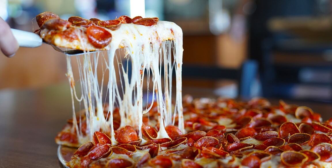 Crispy Curly Pepperoni Pizza