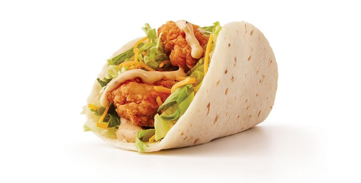 Jalapeño Ranch Fried Chicken Taco
