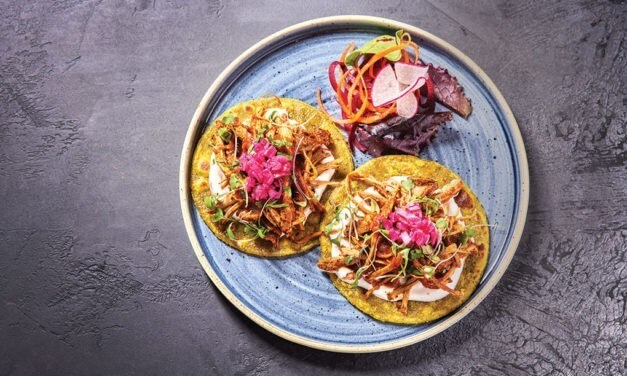 <span class="entry-title-primary">Pulled Pork Thepla Tacos</span> <span class="entry-subtitle">Aurum | Los Altos, Calif.</span>
