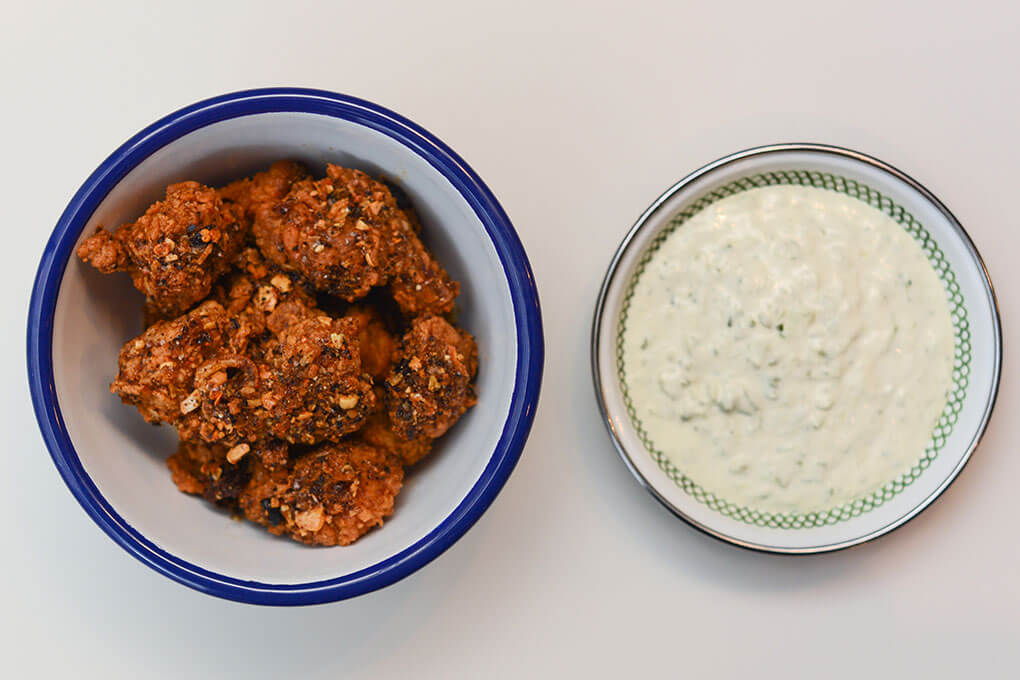 Milu in New York moves the condiment into exciting new territory with its Chile Crisp Chicken, marinated, breaded and fried, then coated with chile crisp. It’s served with a scallion mayo dipping sauce.