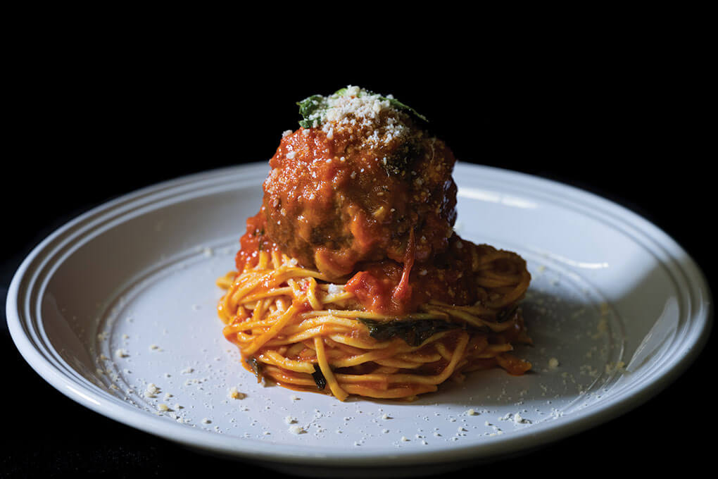 Malcolm Yards Market in Minneapolis balances out more adventurous fare with comfort favorites—still with an eye on quality and authenticity. Joey Meatballs partners with local farmers and offers scratch-made build-your own pasta bowls.