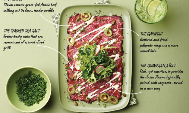 <span class="entry-title-primary">Signature Flavor: Beefing Up</span> <span class="entry-subtitle">Beef Carpaccio transforms into a modern and memorable shareable</span>