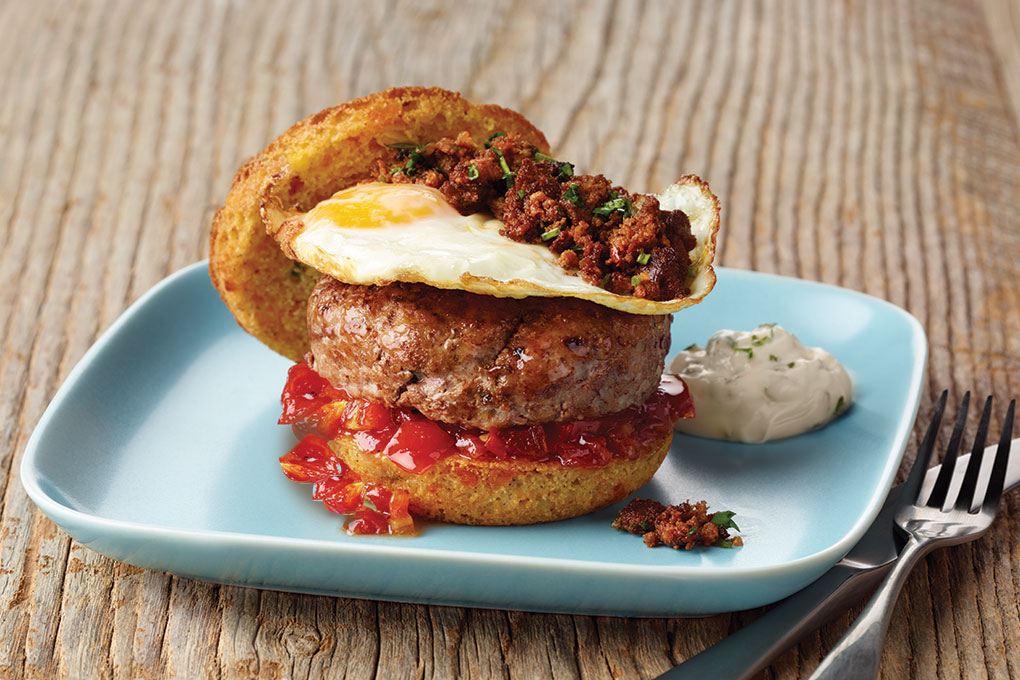 Turkey Chorizo Burger