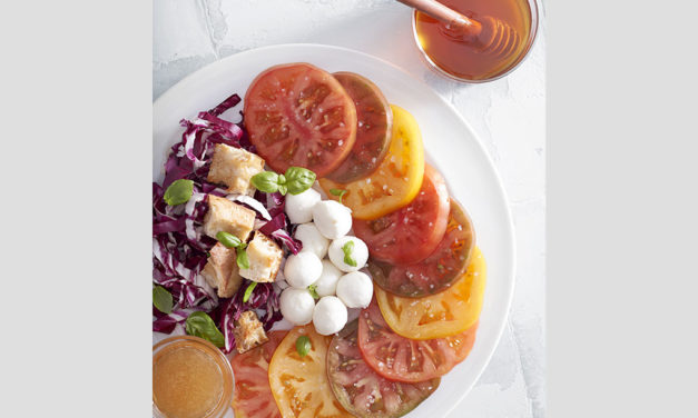 <span class="entry-title-primary">Honey-Lemon Heirloom Tomato & Mozzarella Panzanella-Style Salad</span> <span class="entry-subtitle">Recipe Courtesy of Chef Barb Colucci</span>