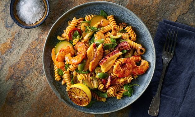 <span class="entry-title-primary">Smoky Seafood Barilla Pasta Salad</span> <span class="entry-subtitle">Recipe courtesy of Chef Greg Basalla </span>
