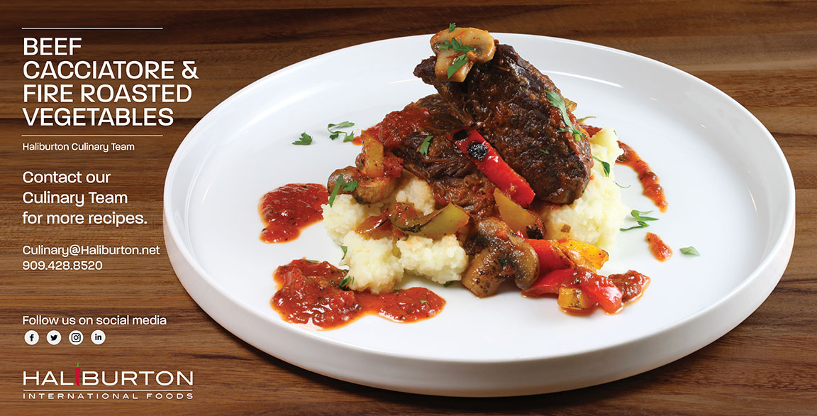 Beef Cacciatore & Fire Roasted Vegetables Flavor & The Menu