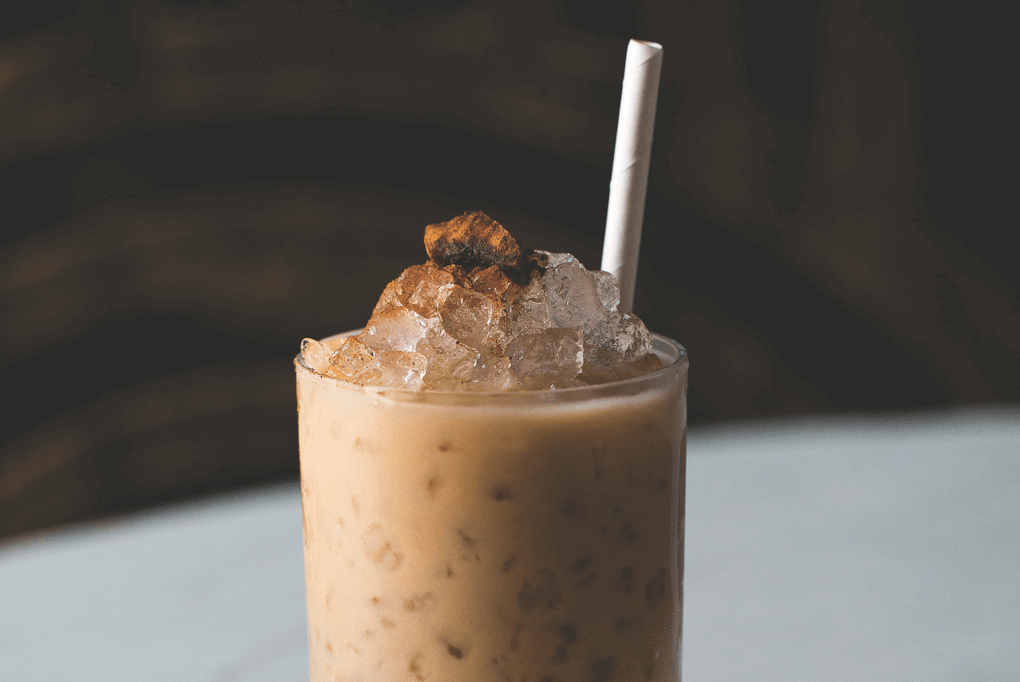 The Dude in HiFi at Genever in Los Angeles mixes a Filipino palm/coconut liquor, lamanóg, with coconut gin, horchata-infused coconut milk, coffee liqueur, cinnamon and nutmeg.