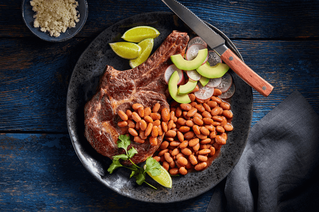 Picture for Sous Vide Ribeye with Texas Ranchero Beans