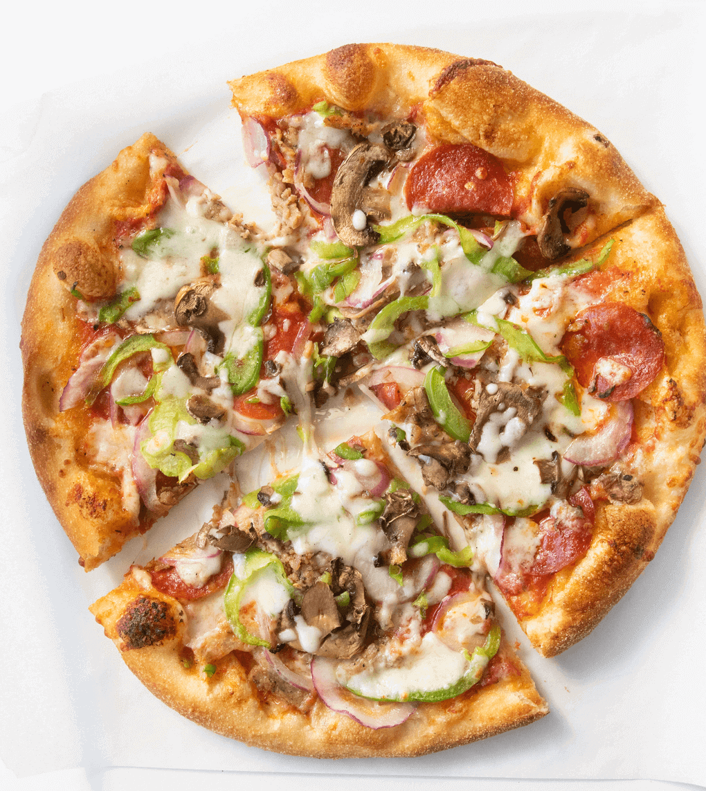 Mici Handcrafted Italian, with offerings like this Caprarola Pizza (pepperoni, sausage, green pepper, onion, mushroom, mozzarella), has streamlined its pizza production in order to meet