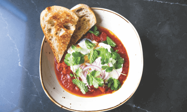 <span class="entry-title-primary">Cali-Med: California Shakshuka</span> <span class="entry-subtitle">Fredericks at The Clift Royal Sonesta Hotel  |  San Francisco</span>