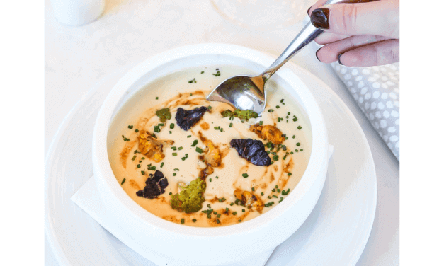 <span class="entry-title-primary">Colorful Classic: Roasted Cauliflower Soup</span> <span class="entry-subtitle">Ellie’s Restaurant & Lounge  |  Dallas</span>