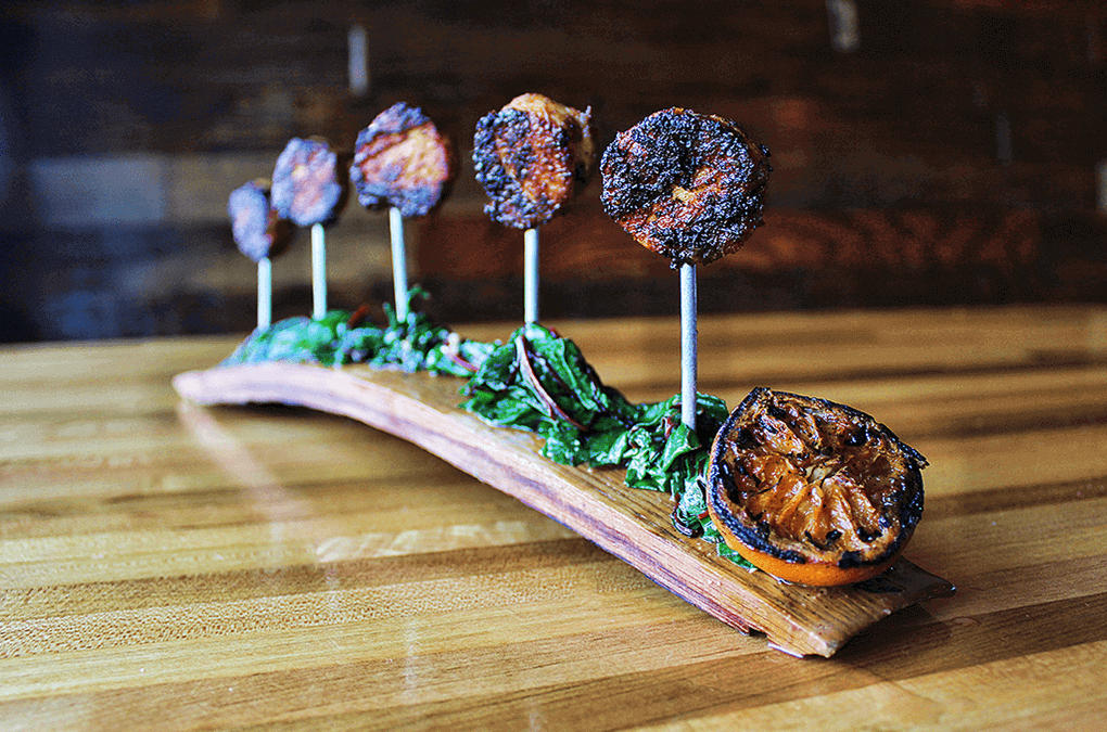 Eye-Popping: Duroc Pork Belly Lollipops Rye  |  Dallas