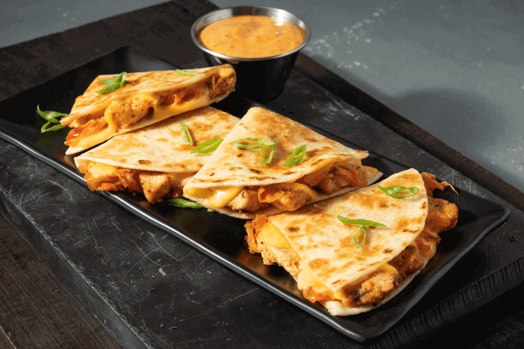 Fiery Fusion: Korean Quesadilla