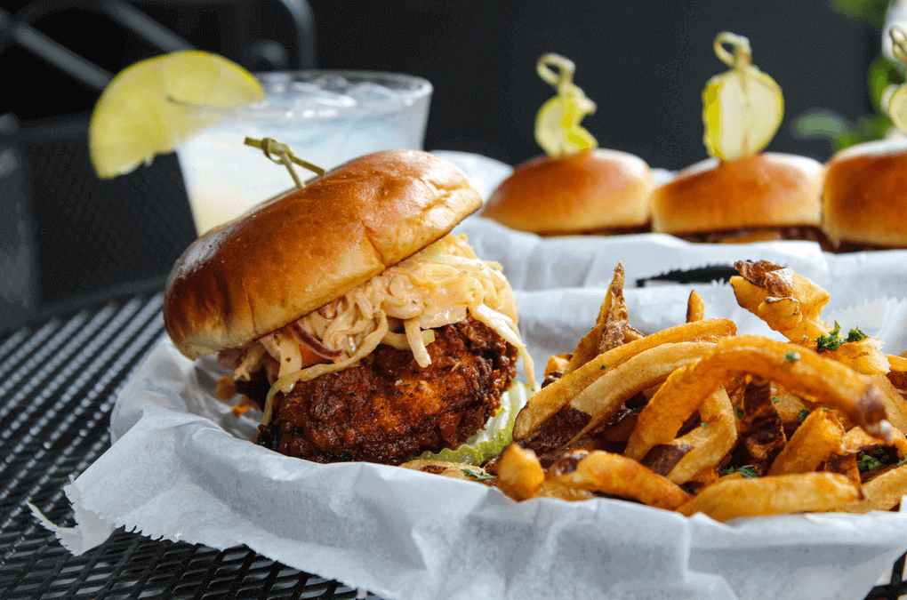 Free-Range Flavors: Country Chicken Sandwich PB&J: Pizza, Beer and Jukebox  |  Chicago