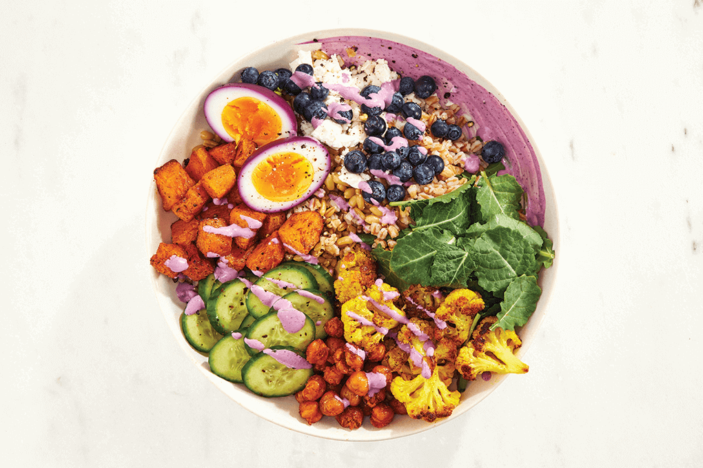 Middle Eastern-Inspired Cauliflower Bowl with Tahini.