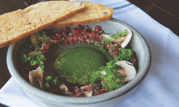 <span class="entry-title-primary">Going Green: Wagyu Beef Tartare</span> <span class="entry-subtitle">Oak at Fourteenth  |  Boulder, Colo.</span>