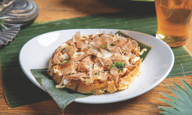 <span class="entry-title-primary">Happy Hour: Okonomiyaki Waffle</span> <span class="entry-subtitle">Sunda New Asian  |  Chicago</span>