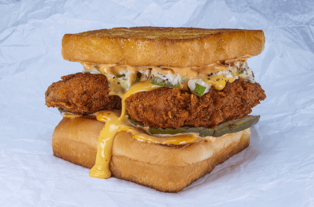 Hot Chick: Cheesy Chicken Sandwich Bad Mutha Clucka  |  Based in Pasadena, Calif.