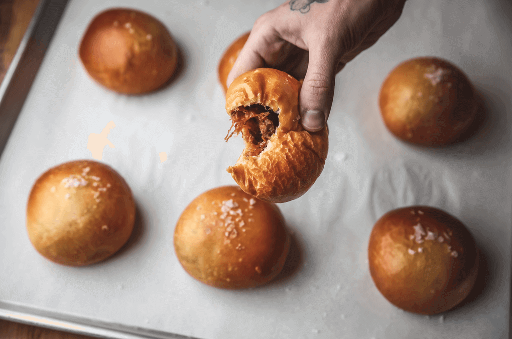 Kolache Collab: Brisket + Cheddar Kolaches The Salty Donut | Based in Miami