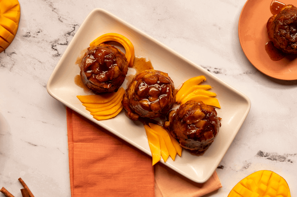 Monkey Around: Mango Monkey Bread National Mango Board + Tesse Restaurant 