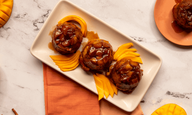 <span class="entry-title-primary">Monkey Around: Mango Monkey Bread</span> <span class="entry-subtitle">National Mango Board + Tesse Restaurant </span>