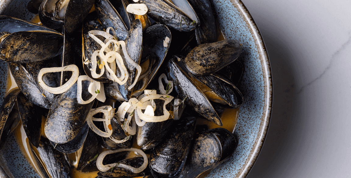 Mussel Magic: Mussels with Lobster-Butter Broth