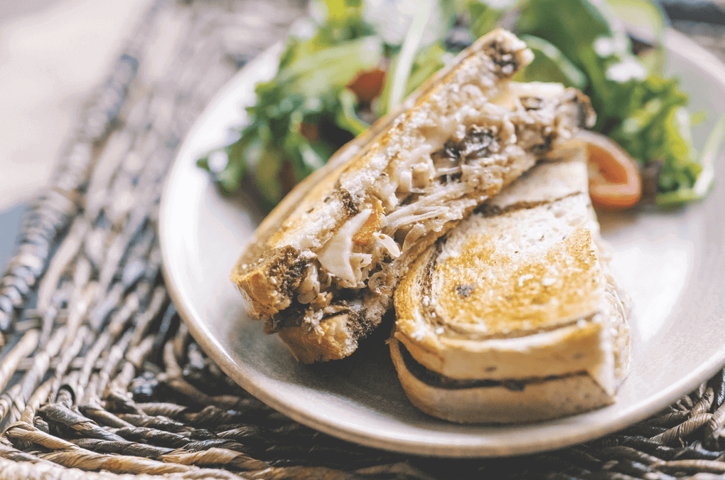 Pastrami Flip: Mushroom Rueben Hearth and Hill  |  Park City, Utah