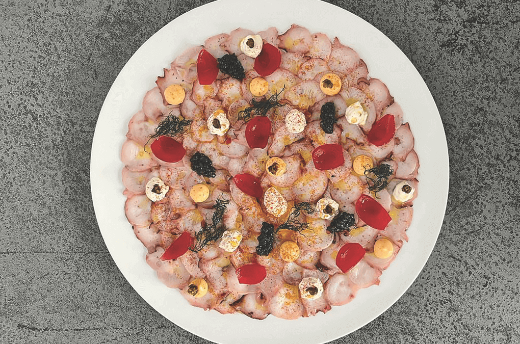 Pulpo Perfection: Octopus Carpaccio Leku  |  Miami