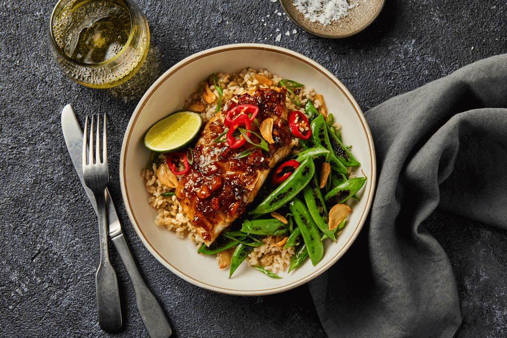 Picture for Rock'n Rice Bowl: Pineapple Adobo Alaska Rockfish & Brown Rice Bowl