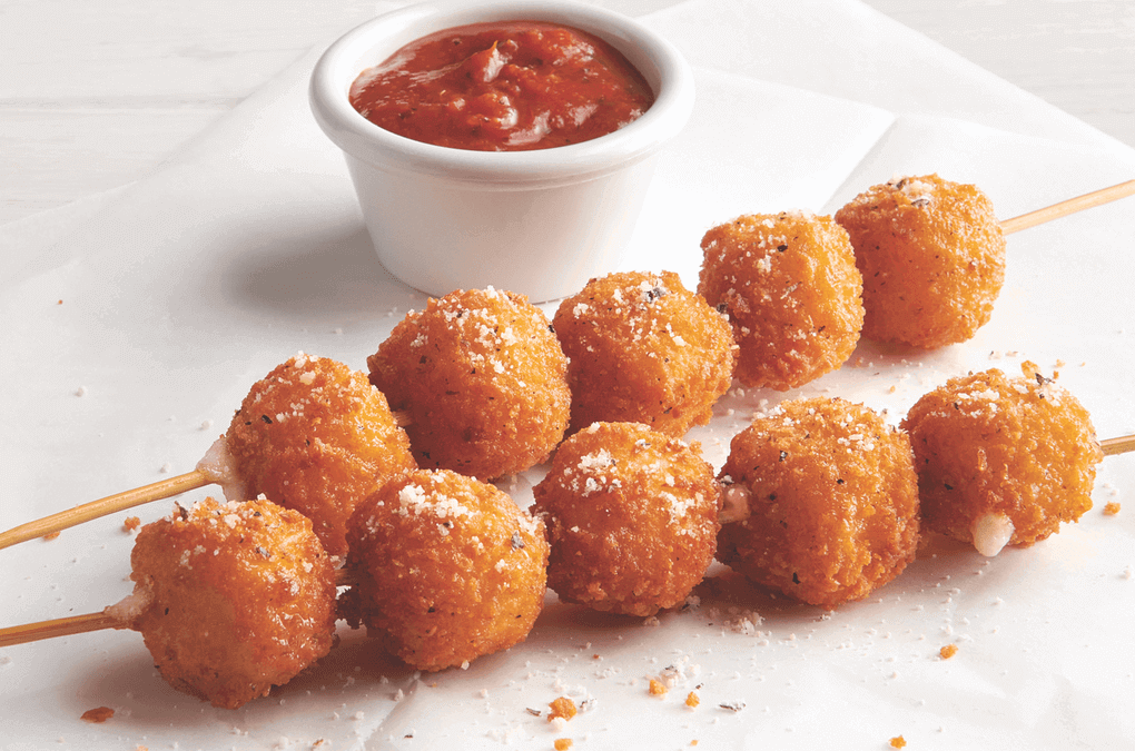 Snack Wave: Fried Mozzarella Skewers Fazoli’s  |  Based in Lexington, Ky.