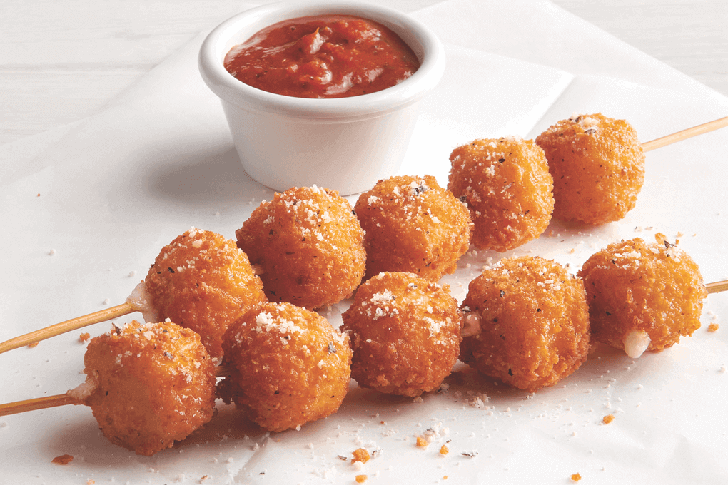 Snack Wave: Fried Mozzarella Skewers