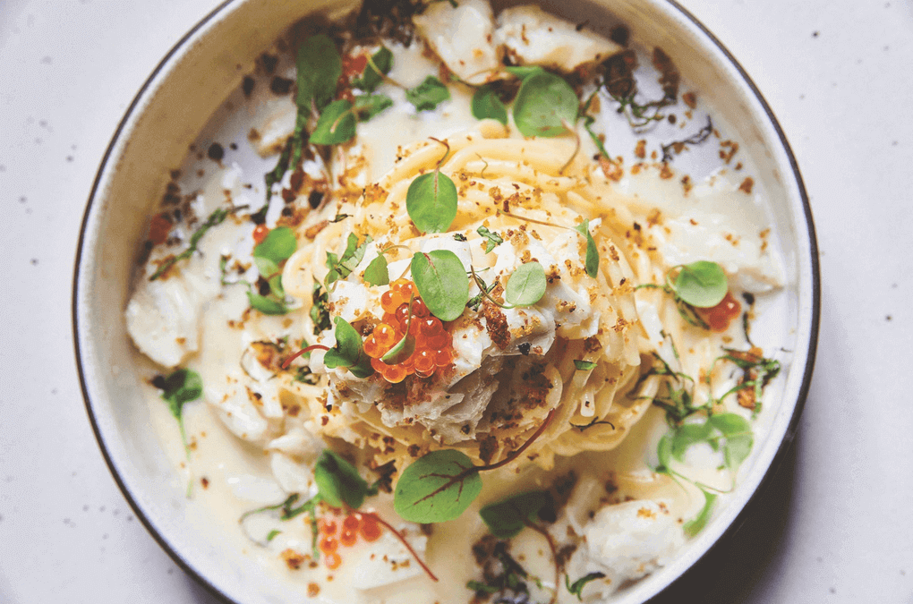 Seafood Special: Spaghetti with Blue Crab Vestal  |  Lafayette, La.