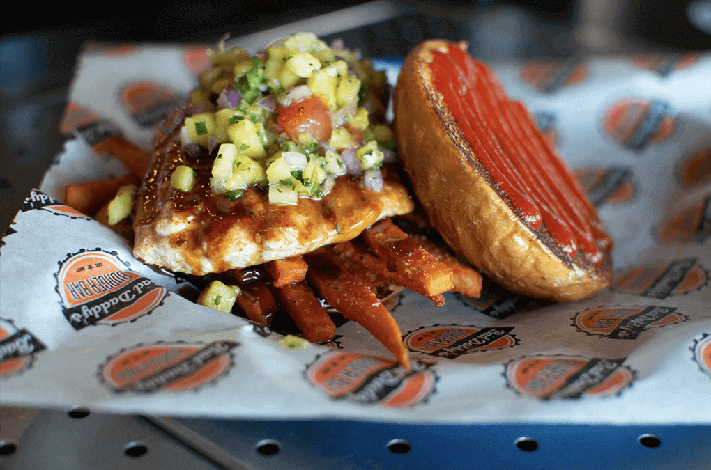 Wild Idea: Salmon Teriyaki Sandwich Bad Daddy’s Burger Bar  |  Based in Denver