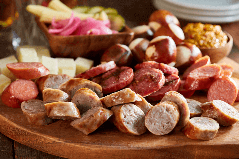 Andouille Ups the Ante - Sausage Board