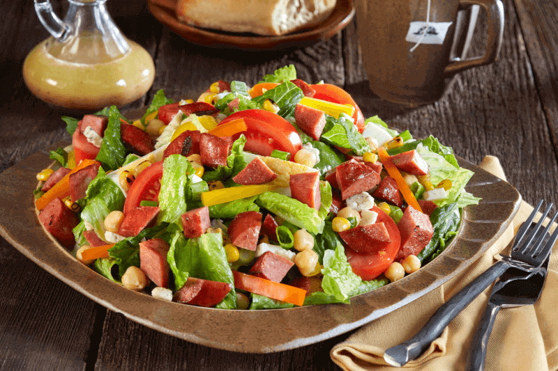Andouille Ups the Ante - Andouille Chopped Salad