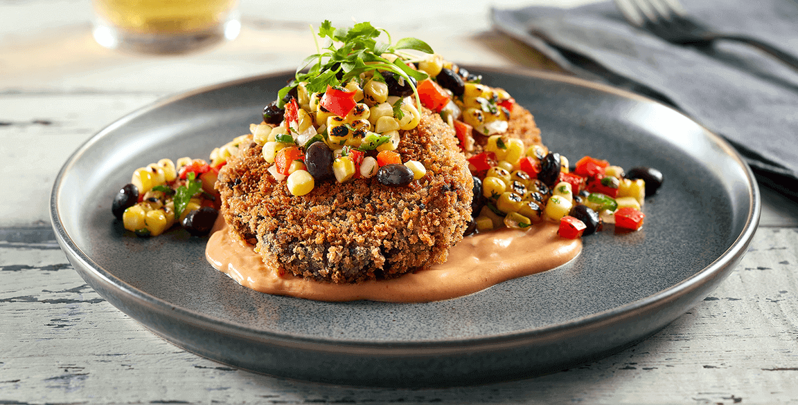 Spicy Black Bean Cakes banner image