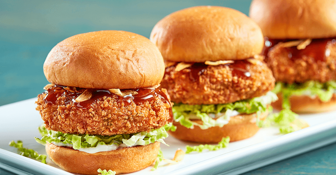 Garlic Shrimp Katsu Slider