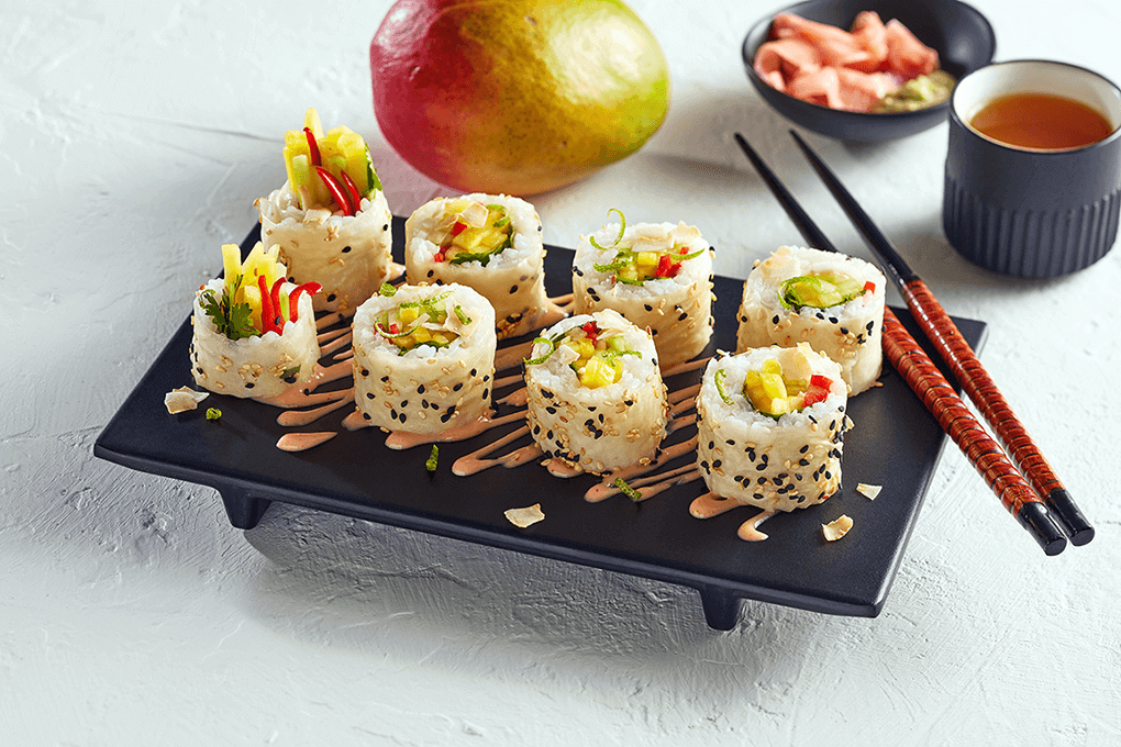 Mango Sushi Roll - Flavor & The Menu