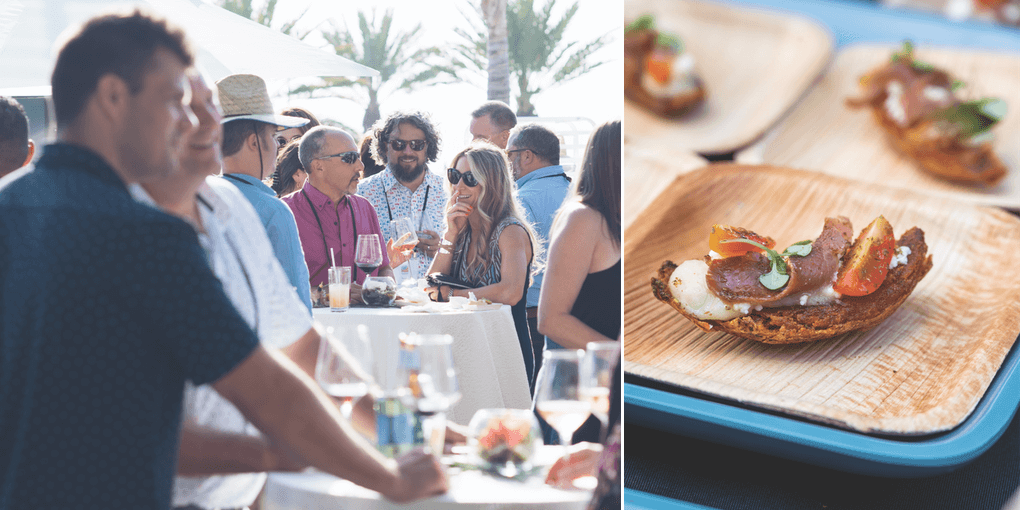 Set along the beautiful San Diego Bay, the InterContinental Hotel provided the ideal venue for this year’s Flavor Experience. The Idaho Potato Commission served Prosciutto-Wrapped Potato Skins filled with melted feta, herbs, tomato and piquillo peppers. 