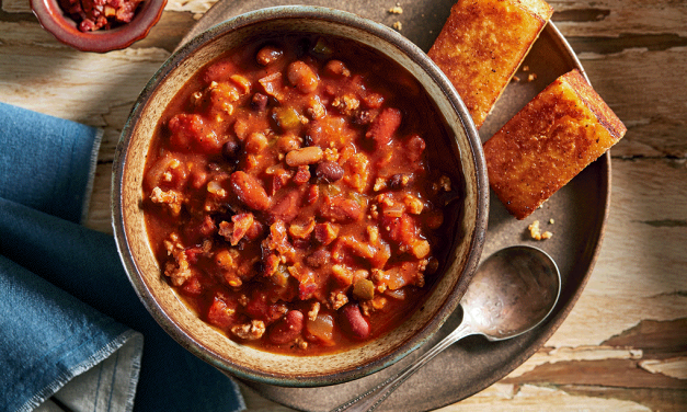 <span class="entry-title-primary">South of the Border Bush’s® Three Bean Chili</span> <span class="entry-subtitle">Recipe courtesy of James Patterson</span>