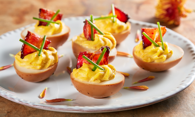 <span class="entry-title-primary">Black Pepper Pickled Deviled Eggs</span> <span class="entry-subtitle">Recipe courtesy of Brad Bergaus</span>