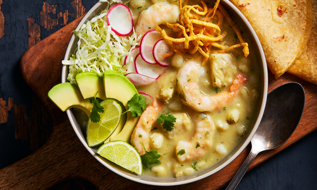 <span class="entry-title-primary">Chile Verde Seafood Posole</span> <span class="entry-subtitle">Recipe courtesy of Chef Shereen Abutom</span>