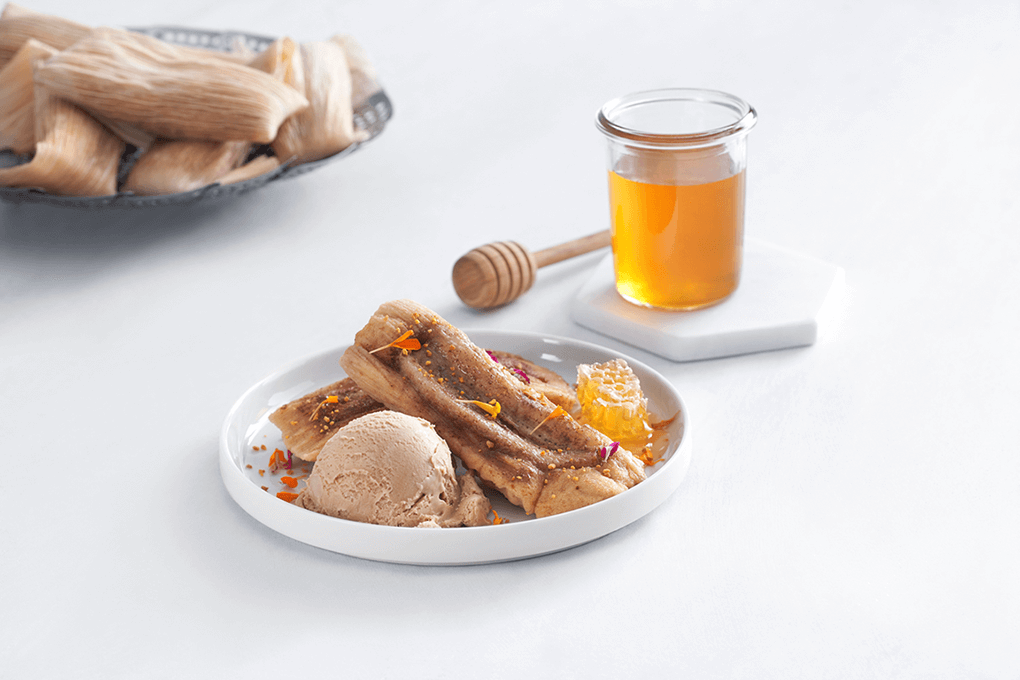 Tamales del Rey/Honeycomb Banana Tamales - Flavor & The Menu