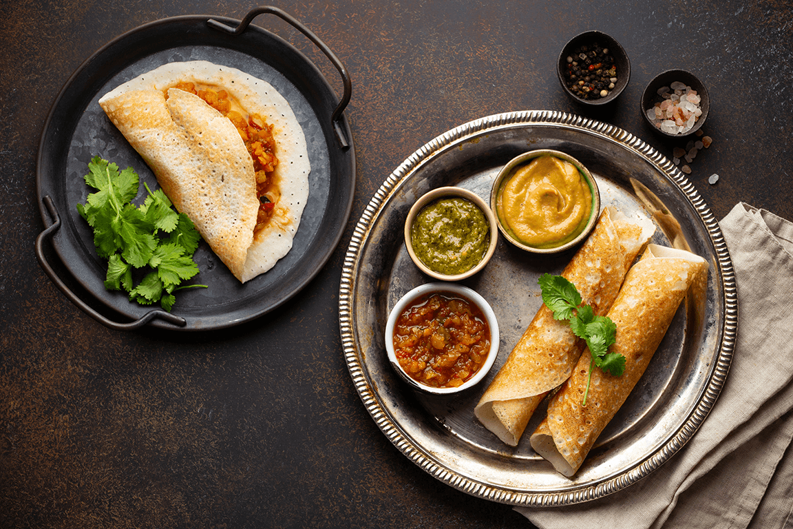 With global comfort items inspiring modern menu innovation, the Indian dosa represents potential across the menu. 