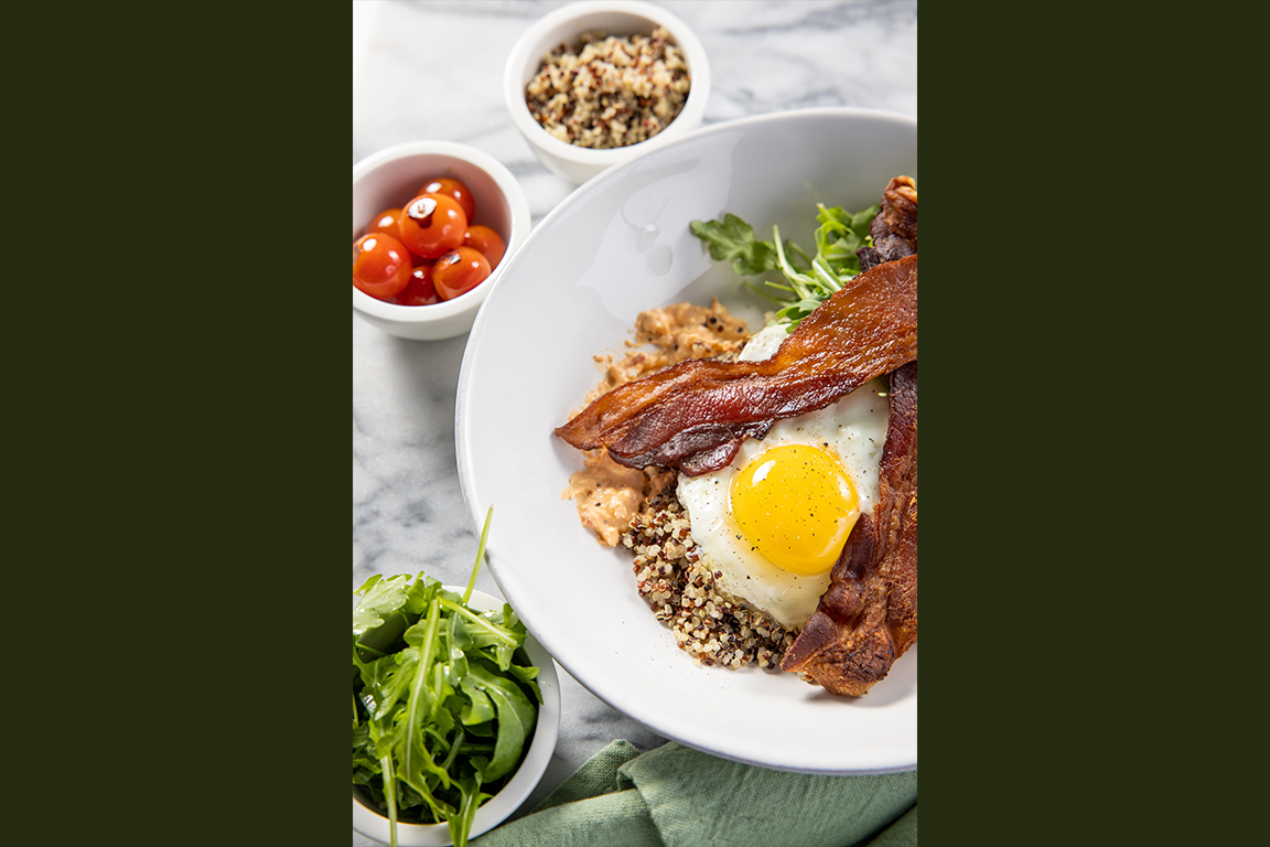 Bacon Your Way: BLT Quinoa Bowl