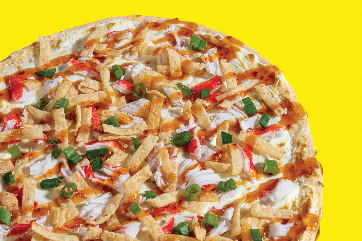 Crab Collab: Crab Rangoon Pizza
