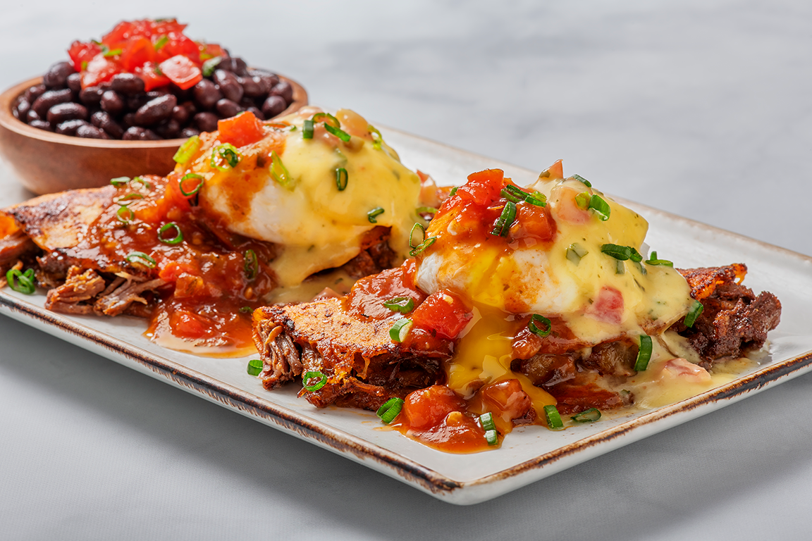 Picture for You Had Me at Hollandaise: Barbacoa Quesadilla Benedict