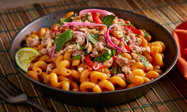 <span class="entry-title-primary">Barilla® Red Curry Noodles with Larb</span> <span class="entry-subtitle">Recipe courtesy of Jessica Foust</span>