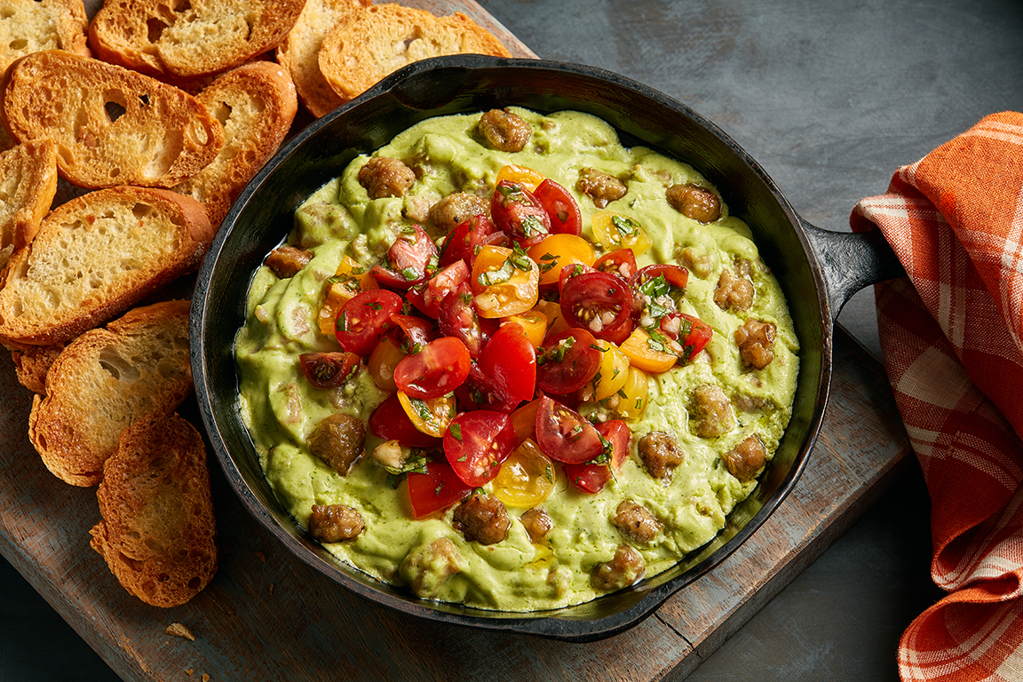 Picture for 6: Italian Sausage Pesto Party Dip