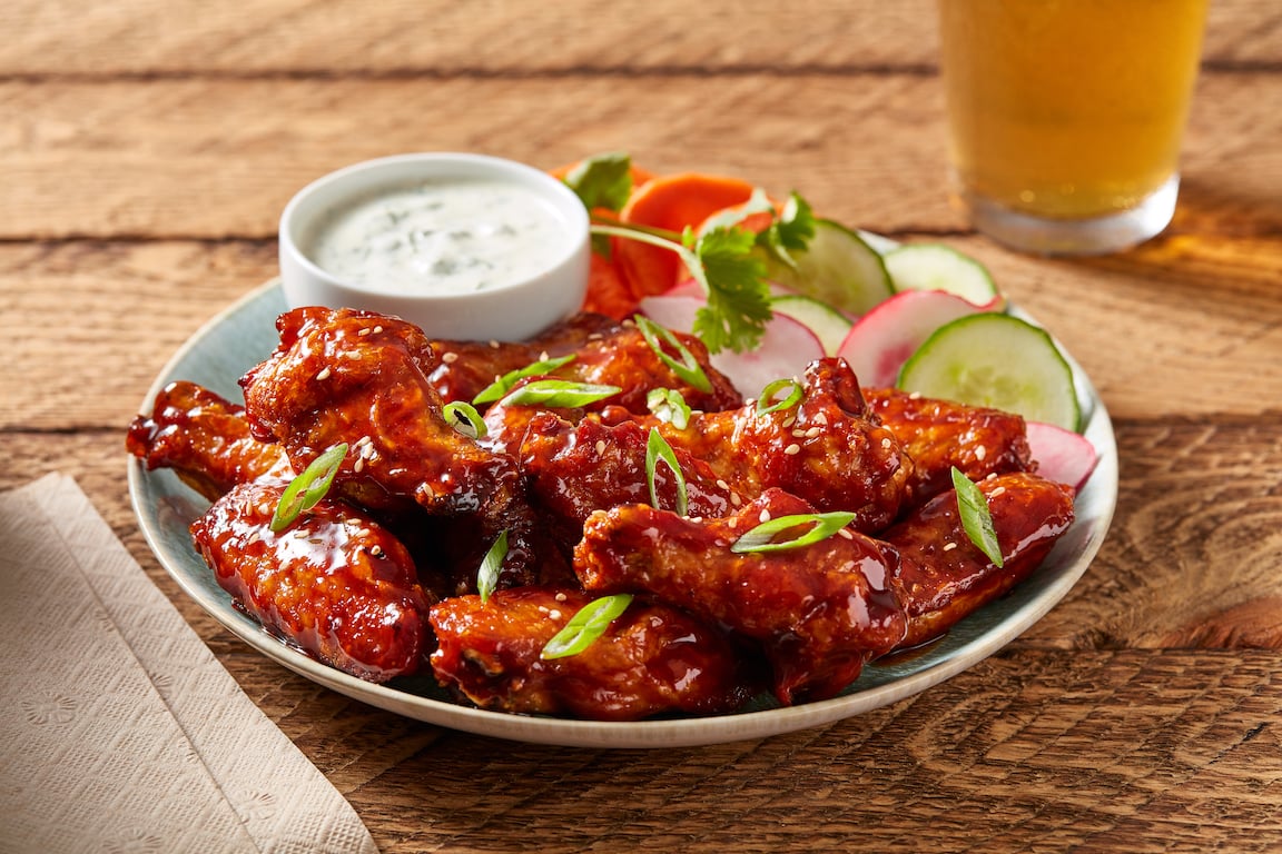 Picture for Confit Chicken Wings in Lee Kum Kee® Spicy Hoisin with Seaweed Ranch